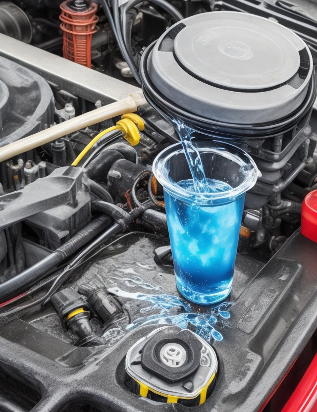 coolant as radiator water